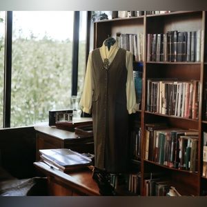 Academic style! shirt and coat dress sold together or separately!